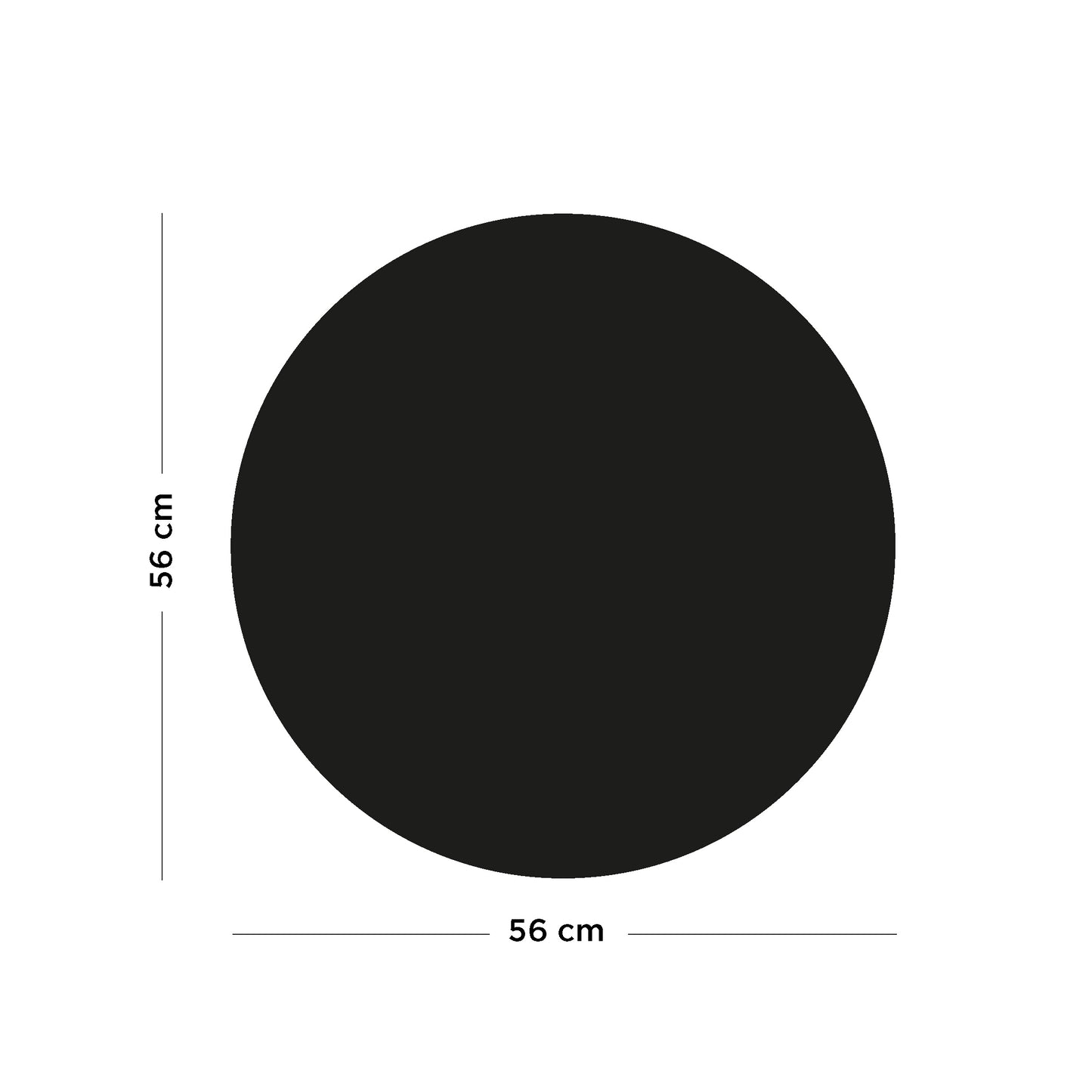 Tableau magnétique rond