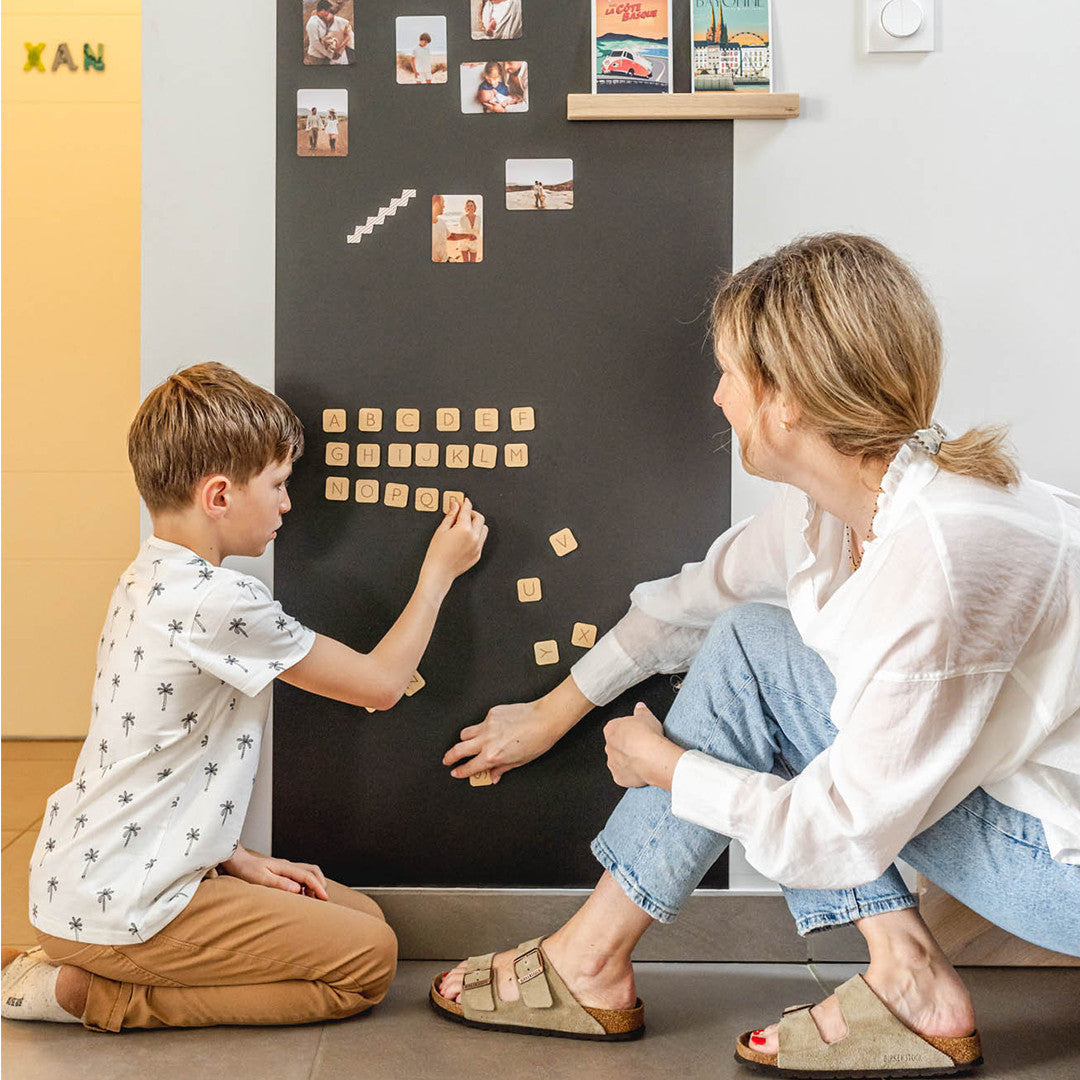 Alphabet magnétique en bois 26 lettres