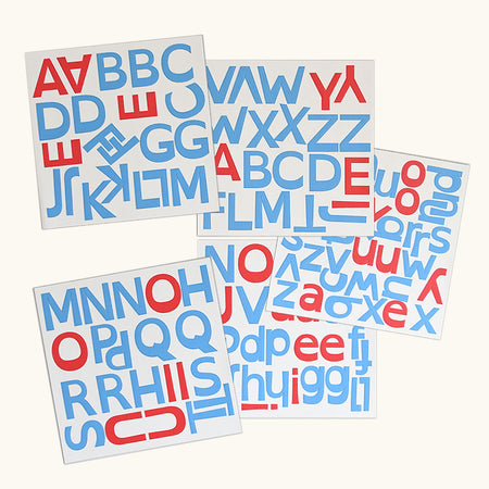 Alphabet magnétique dyslexique