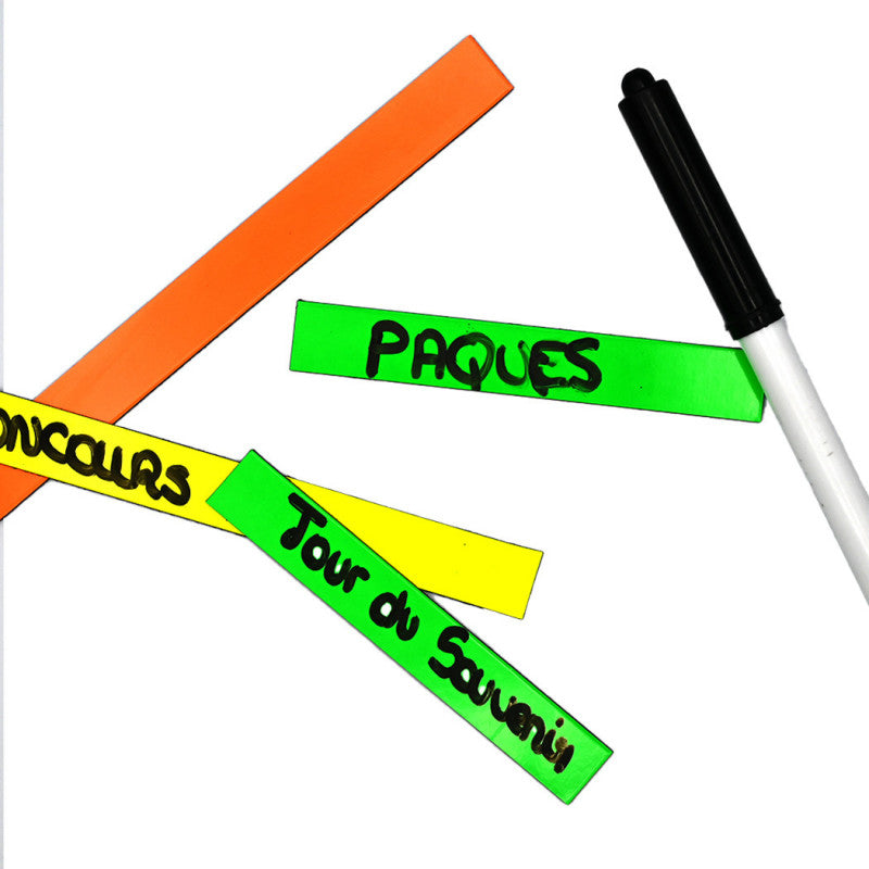 Masking tape magnétique - Funky fluo 16 bandes